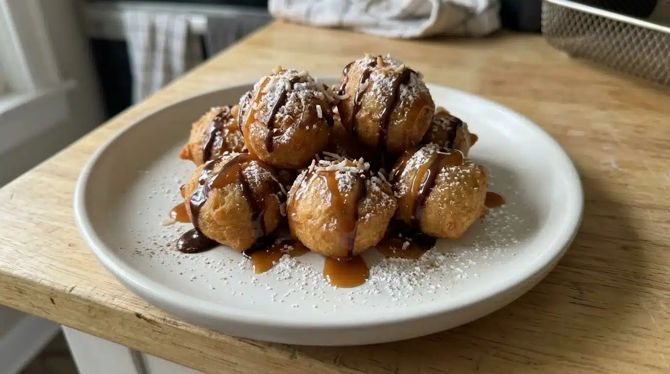 Air Fryer Funnel Cake Bites
