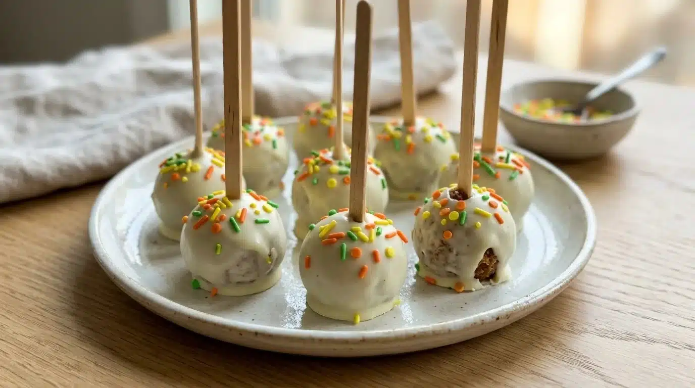 Easy Carrot Cake Pops