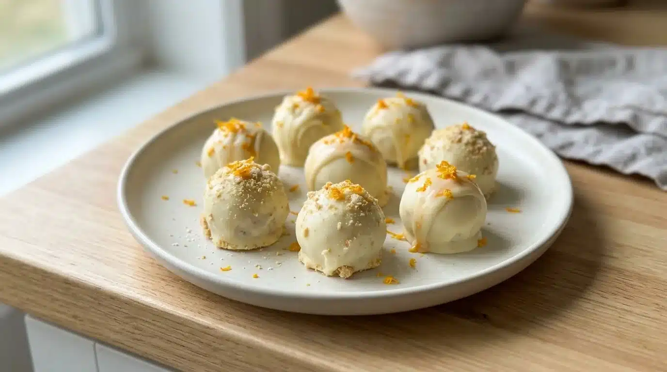 Orange Creamsicle Truffles