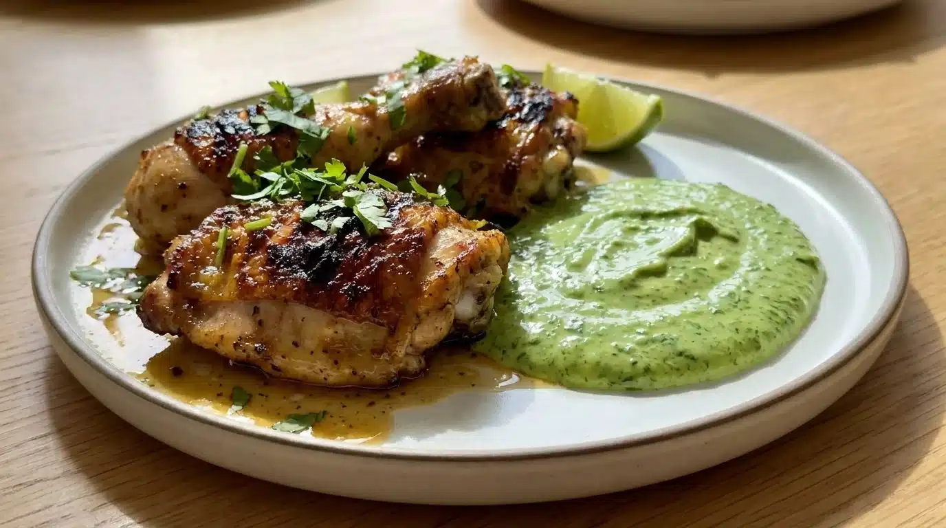 Peruvian Chicken with Green Sauce: A Flavorful Feast