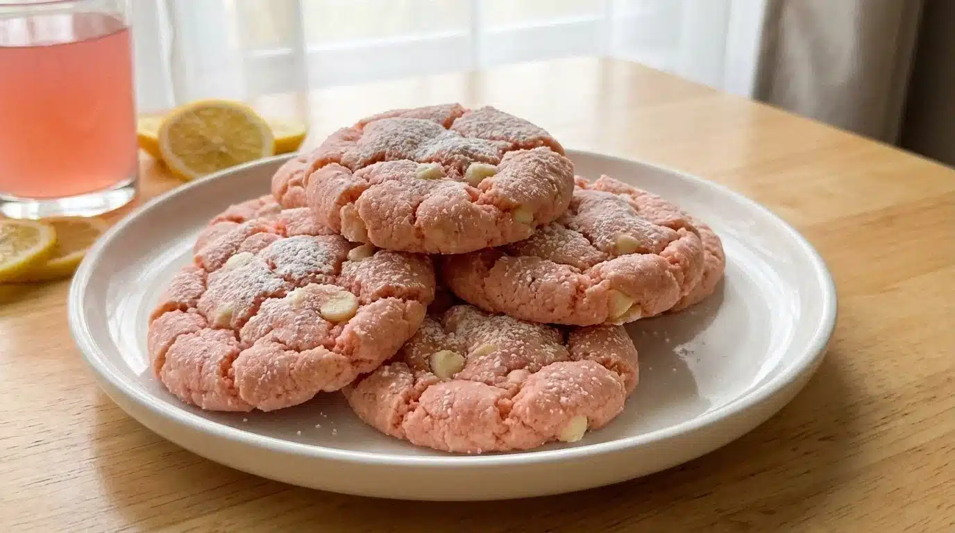 Pink Lemonade Cookies
