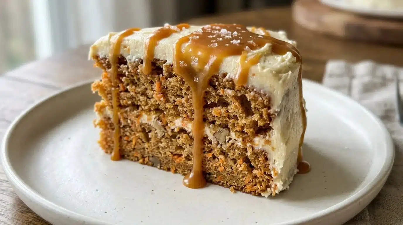 Salted Caramel Carrot Cake