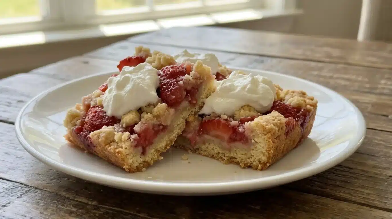 Strawberry Shortcake Bars