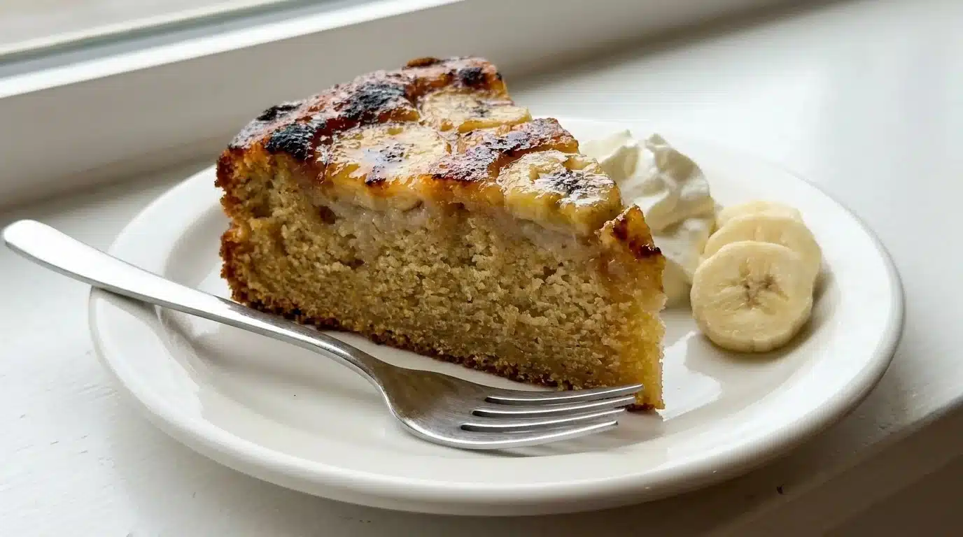 Torched Banana Cake
