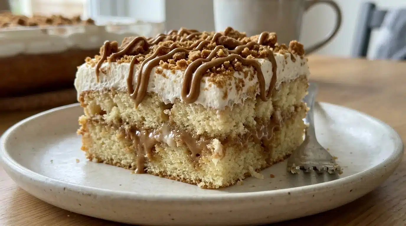 Ultimate Biscoff Poke Cake