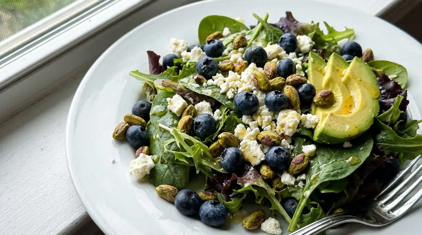 Blueberry Pistachio Spring Salad