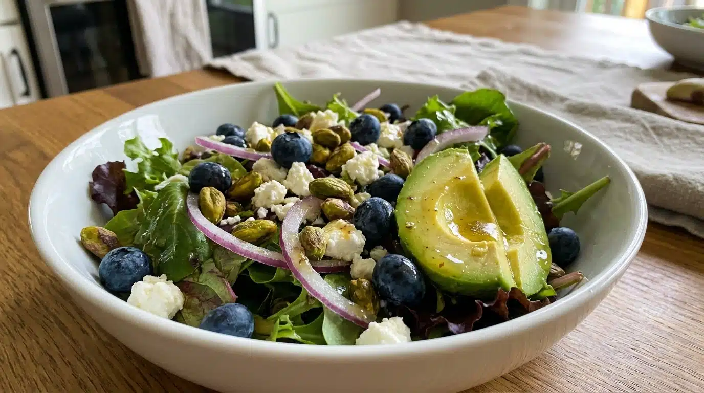 Blueberry Pistachio Spring Salad