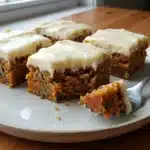 Carrot Cake Cream Cheese Bars