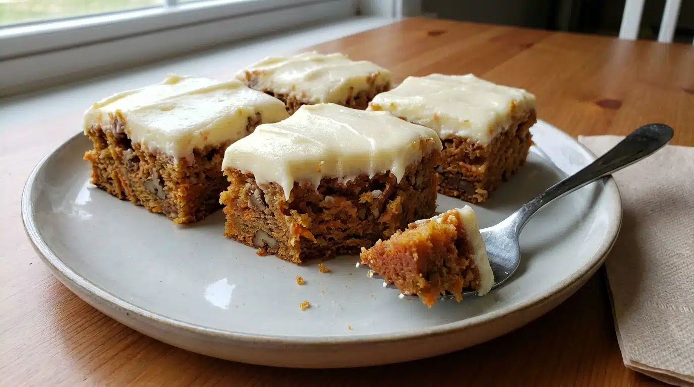 Carrot Cake Cream Cheese Bars
