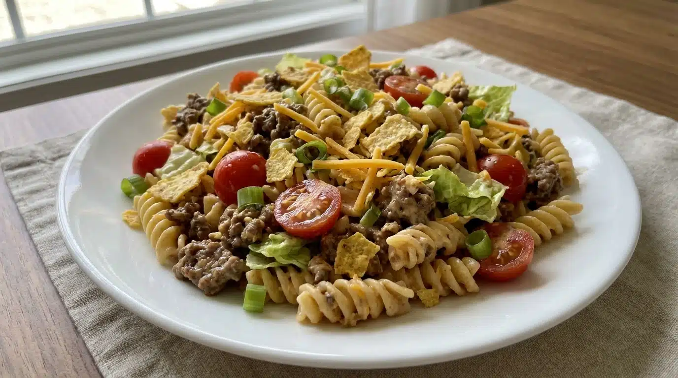 Crunchy Taco Pasta Salad