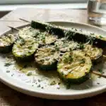 Garlic Butter Zucchini Skewers