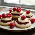 Raspberry Cream Cookies
