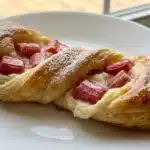 Rhubarb Cream Cheese Danish Twists