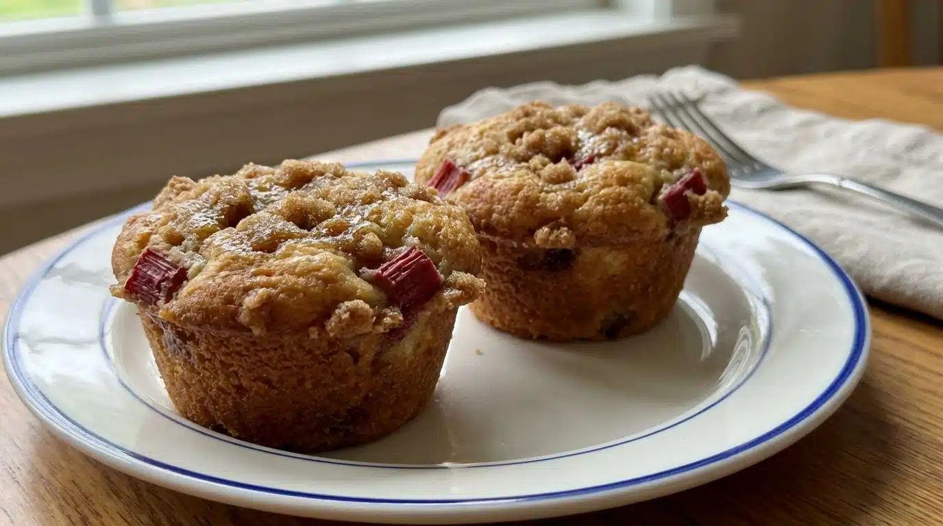 Rhubarb Muffins