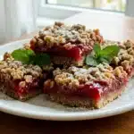 Rhubarb Squares
