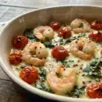 Low-Carb Shrimp Tuscan Bake