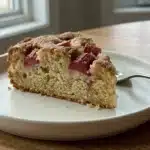 Sour Cream Rhubarb Cake
