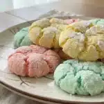 Springtime Crinkle Cookies