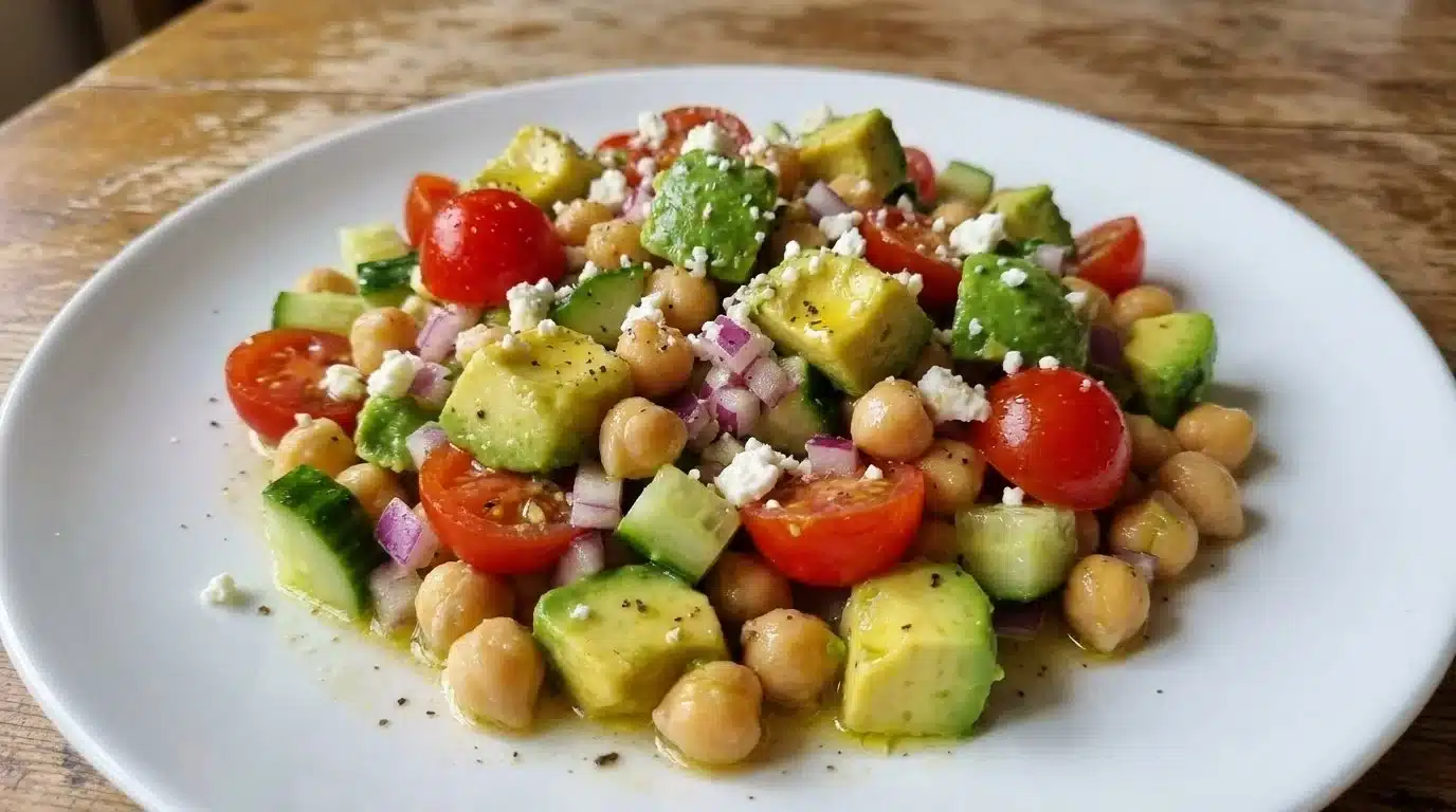 Avocado Chickpea Salad