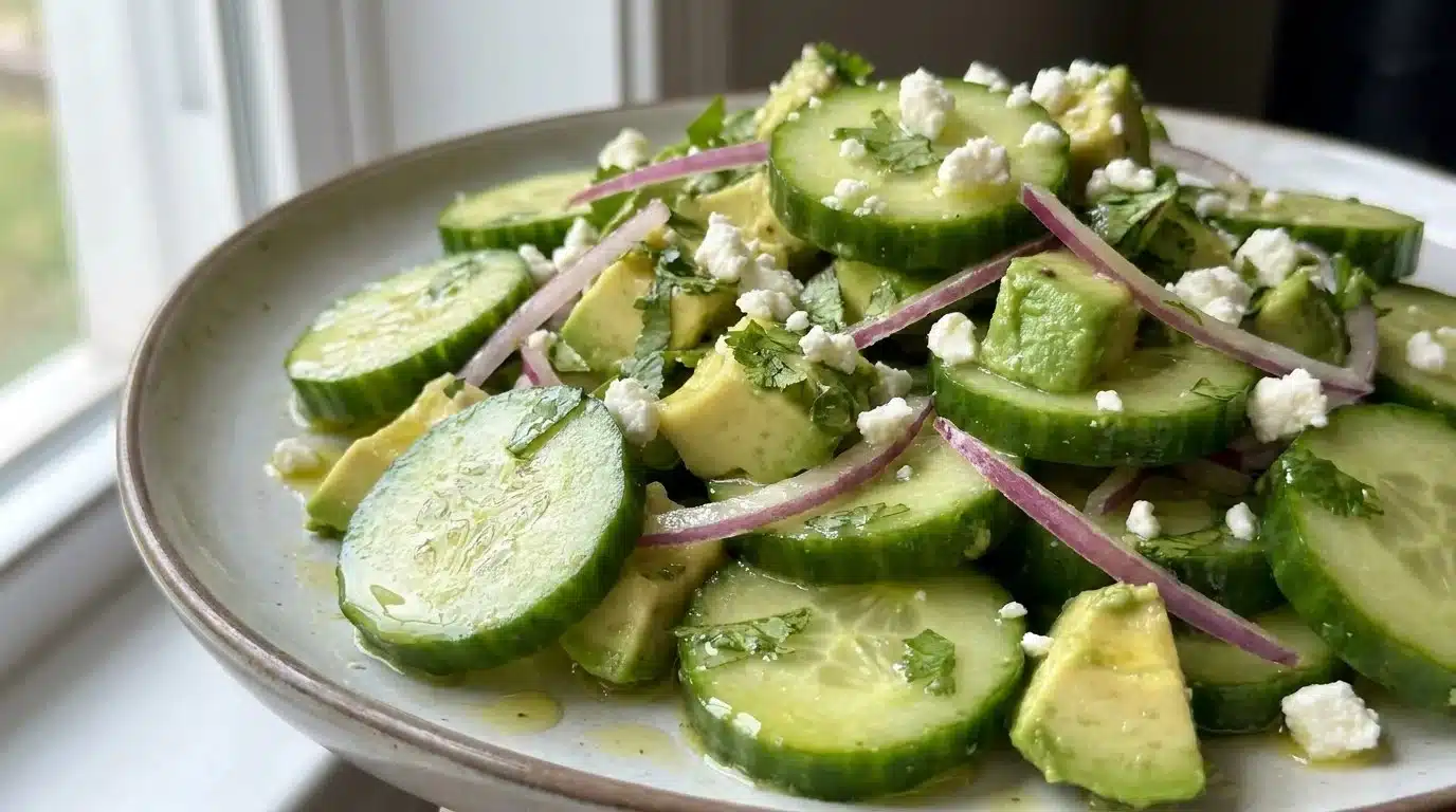 Cucumber Avocado Salad