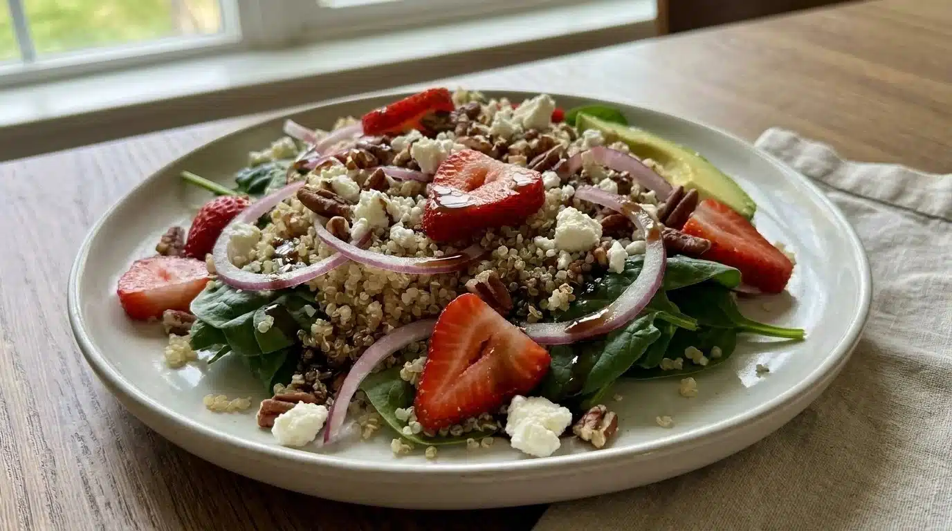 Strawberry Spinach And Quinoa