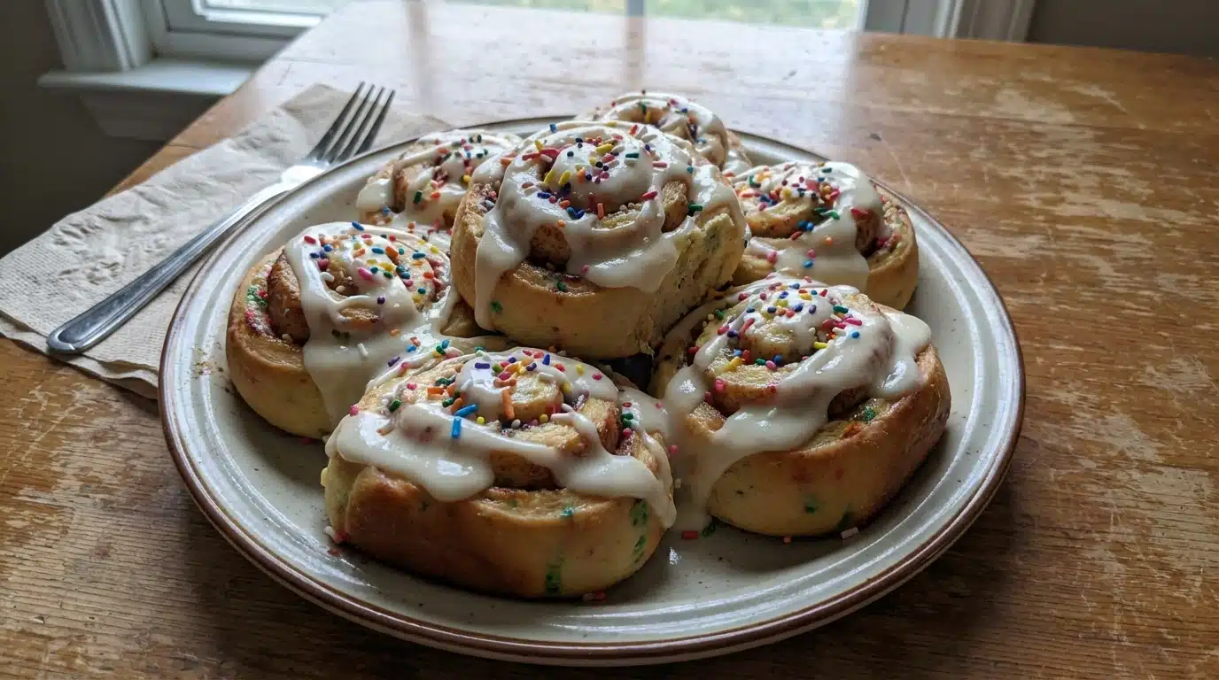 Funfetti Cinnamon Rolls