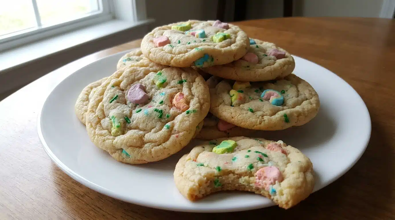 St. Patrick’s Day Lucky Charms Sugar Cookies