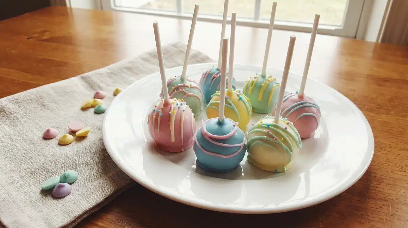 Pastel Easter Egg Cake Pops