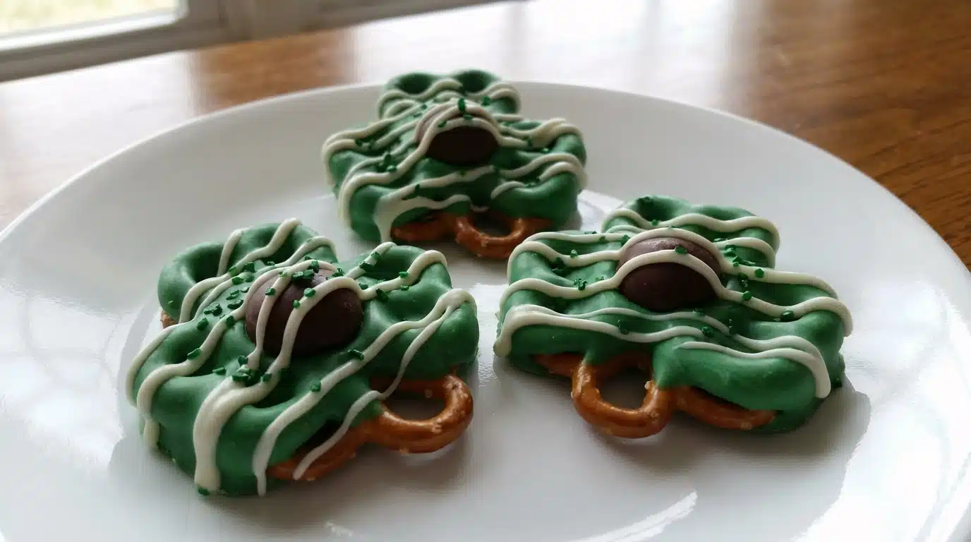 Pretzel Shamrocks